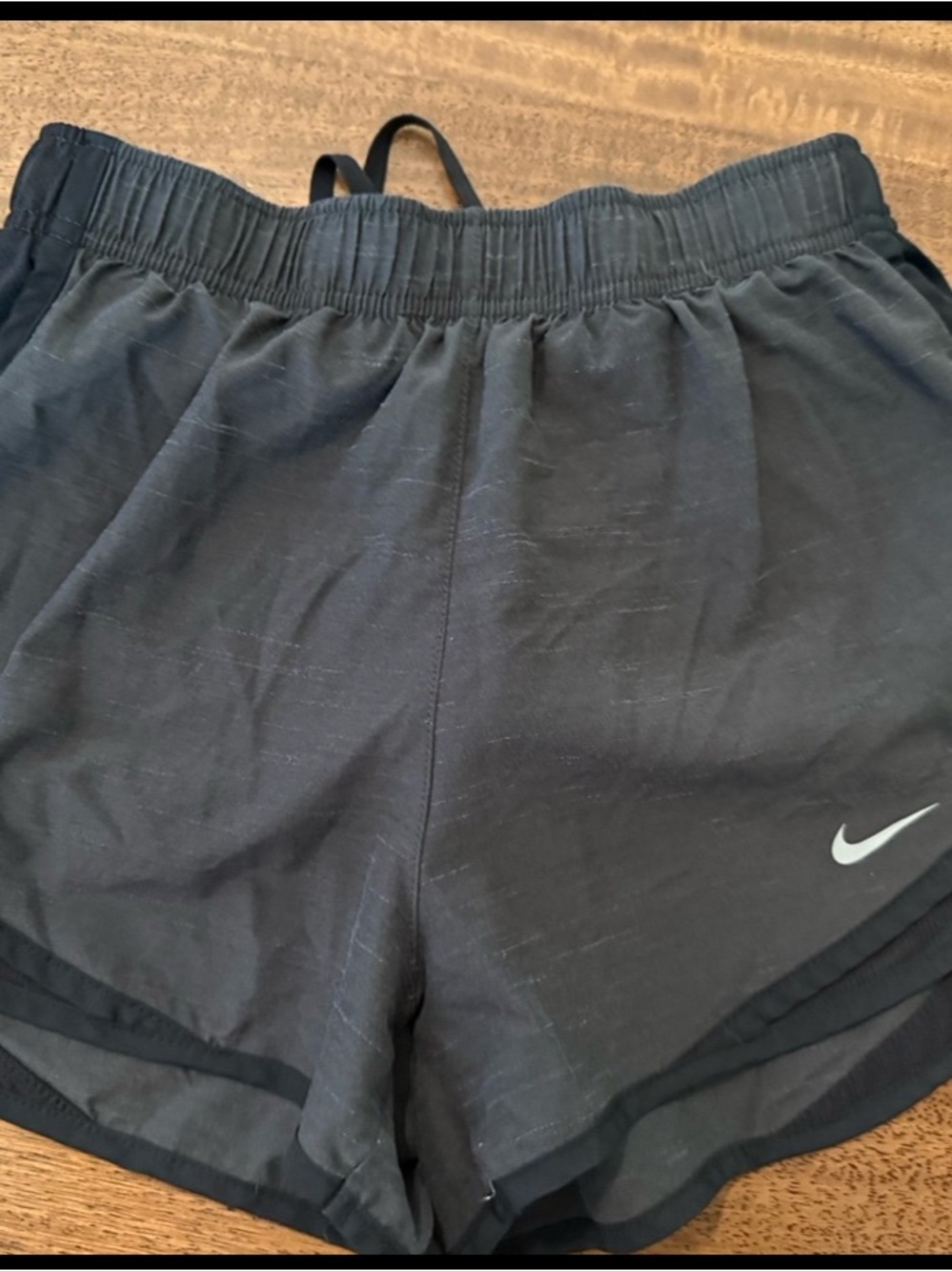 Nike Dri Fit Running Shorts Grey Athletic Lined Size Small